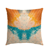 Surfing Serenity Outdoor Pillow Find Peace In Coastal Beauty - Beyond T-shirts